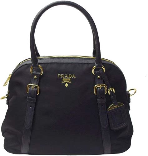 prada black leather handbag|prada nylon saffiano bag.